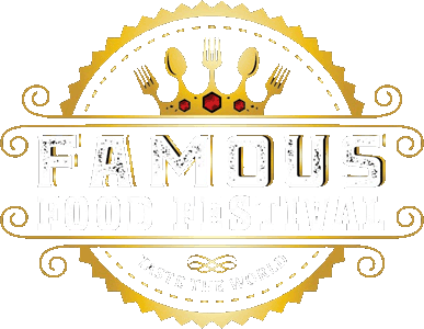 famous food festival logo